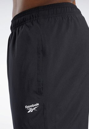 Pantalón Sudadera Negro-Blanco Reebok Training Essentials