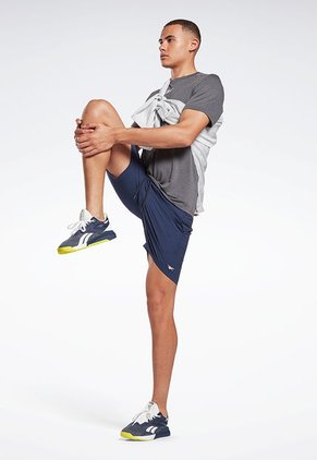Pantaloneta Azul Reebok Workout Ready