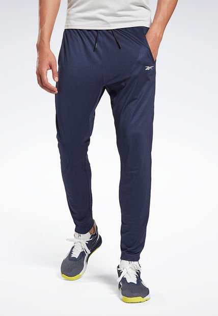 Pantalón Azul Navy Reebok Trackster Workout Ready