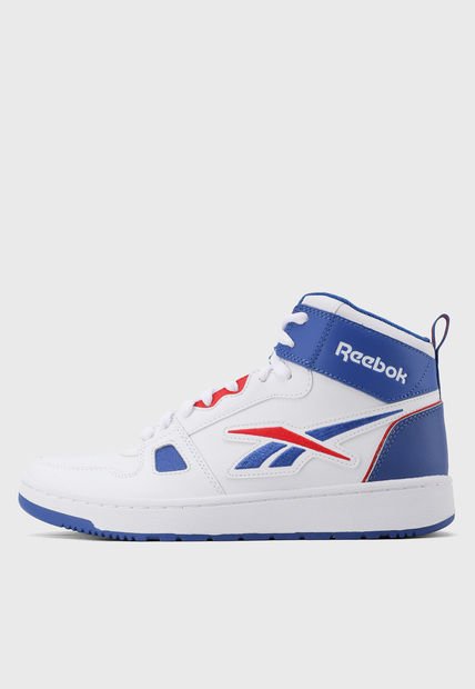 Tenis Lifestyle Blanco-Azul-Rojo Reebok Resonator Mid
