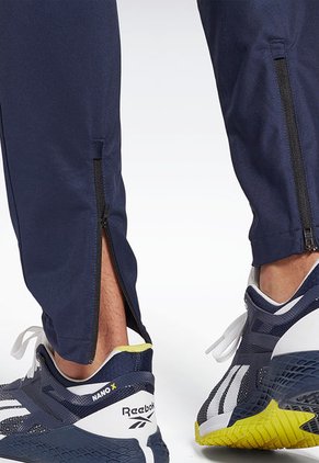 Pantalón Azul Navy Reebok Trackster Workout Ready