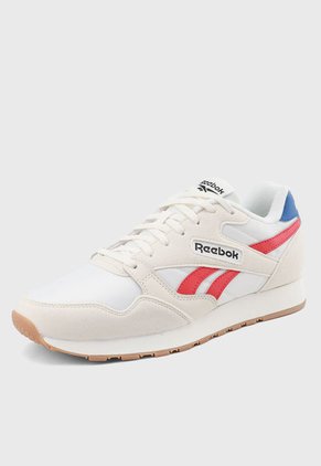 Tenis Lifestyle Blanco-Beige-Rojo Reebok Ultra Flash