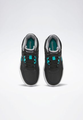 Tenis Basketball Negro-Blanco-Turquesa Reebok Kids BB4500 Court