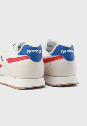 Tenis Lifestyle Blanco-Beige-Rojo Reebok Ultra Flash