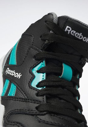 Tenis Basketball Negro-Blanco-Turquesa Reebok Kids BB4500 Court