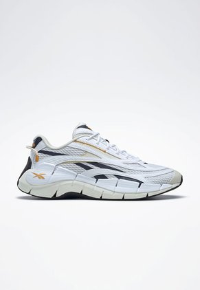 Tenis Running Blanco-Amarillo-Azul Reebok Zig Kinetica 2.5