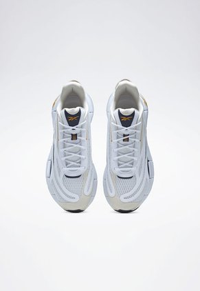 Tenis Running Blanco-Amarillo-Azul Reebok Zig Kinetica 2.5