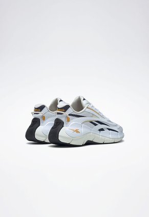 Tenis Running Blanco-Amarillo-Azul Reebok Zig Kinetica 2.5