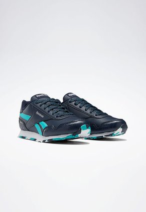 Tenis Lifestyle Azul-Turquesa-Blanco Reebok Kids Royal Classic Jog 3