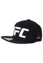 Gorra Negra Reebok Ufc Flat Peak Cap de Reebok