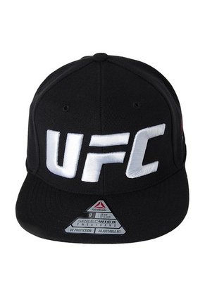 Gorra Negra Reebok Ufc Flat Peak Cap