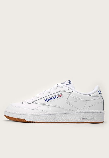 Tenis Lifestyle Blanco-Azul-Miel Reebok Classics Club C 85