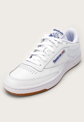 Tenis Lifestyle Blanco-Azul-Miel Reebok Classics Club C 85