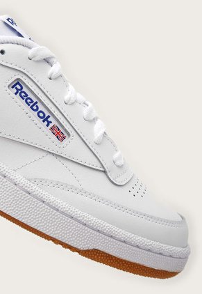 Tenis Lifestyle Blanco-Azul-Miel Reebok Classics Club C 85