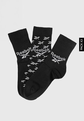Medias X3 Reebok Negro