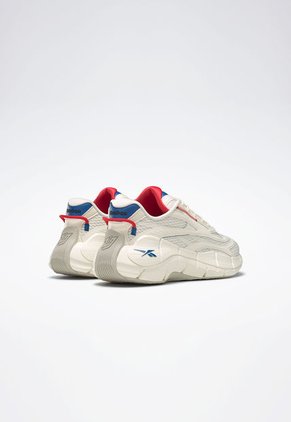Tenis Running Beige-Azul-Rojo Reebok Zig Kinetica 2.5