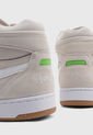 Tenis Lifestyle Beige-Blanco-Verde Neón Reebok Classics BB 4000 II Mid de Reebok