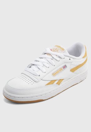 Tenis Lifestyle Blanco-Mostaza Reebok Classics Club C Revenge x My Name Is