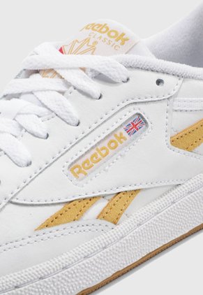 Tenis Lifestyle Blanco-Mostaza Reebok Classics Club C Revenge x My Name Is