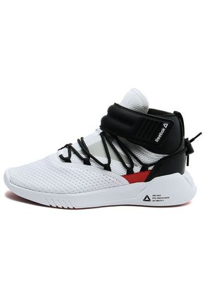 Tenis Blanco-Negro-Rojo Reebok Freestyle Motion