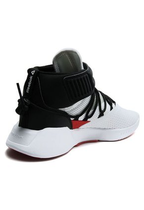 Tenis Blanco-Negro-Rojo Reebok Freestyle Motion