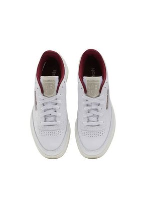 Tenis Hombre Reebok Club C 85 Fomo - Blanco-Vinotinto