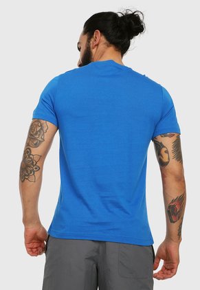 Camiseta Azul-Rojo Reebok Series Stacted