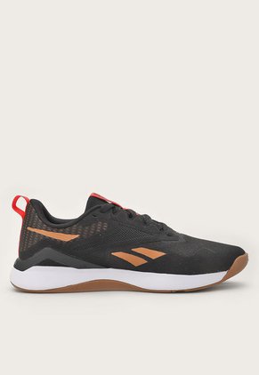 Tenis Training Negro-Ocre-Blanco Reebok Nanoflex TR 2