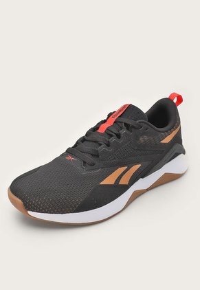 Tenis Training Negro-Ocre-Blanco Reebok Nanoflex TR 2