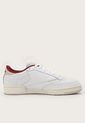 Tenis Lifestyle Blanco-Beige-Borgoña Reebok Classics Club C 85 de Reebok