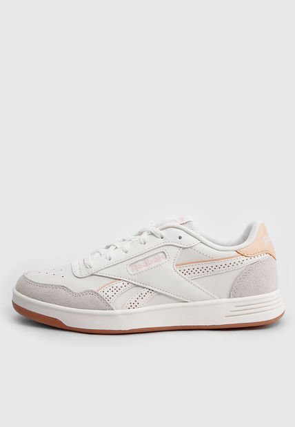 Tenis Lifestyle Marfil-Gris Claro-Salmón Reebok Classics Court Advance