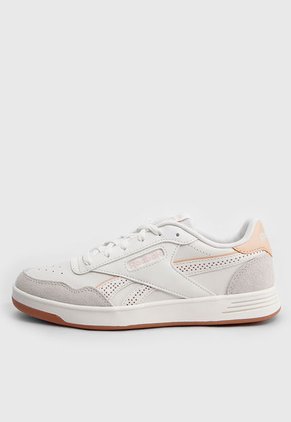 Tenis Lifestyle Marfil-Gris Claro-Salmón Reebok Classics Court Advance