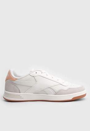 Tenis Lifestyle Marfil-Gris Claro-Salmón Reebok Classics Court Advance