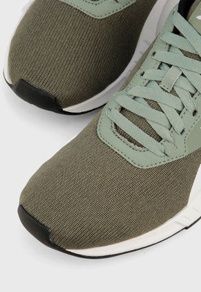 Tenis Running Verde Oliva-Blanco Reebok Lite Plus