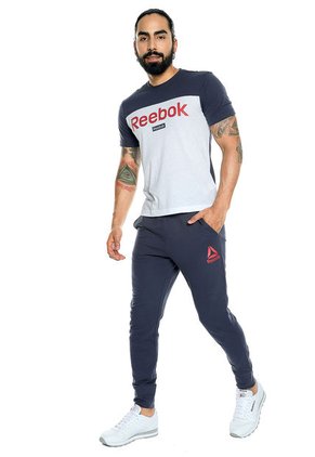 Pantalón Azul Reebok Te Ft Jogger Linear Logo