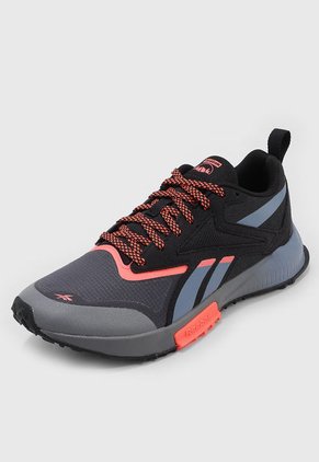 Trail Running Negro-Naranja Neón-Gris Reebok Lavante Trail 2