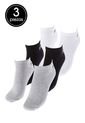 Trio Calcetines Blanco-Negro-Gris Reebok Royal Training Inside Sock de Reebok