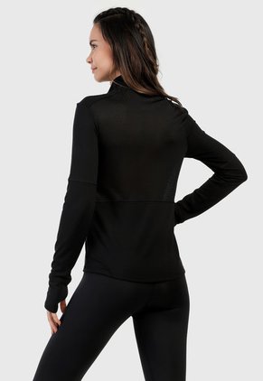 Buzo Negro Reebok 1/4 Essentials