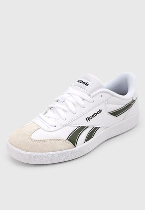 Tenis Lifestyle Blanco-Beige-Verde Reebok Smash Edge S