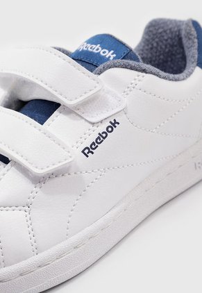 Tenis Lifestyle Blanco-Azul Navy Reebok RBK Royal Complete Clean