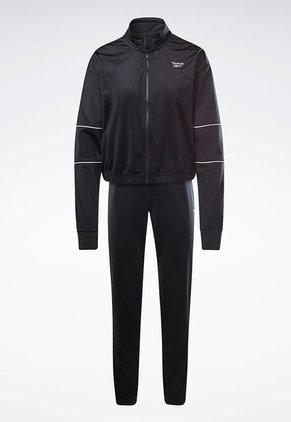 Conjunto Sudadera Negro-Blanco Reebok