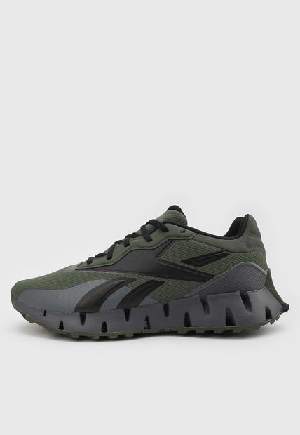 Trail Running Verde Oliva-Negro-Gris Reebok Zig Dynamica 4 Adventure