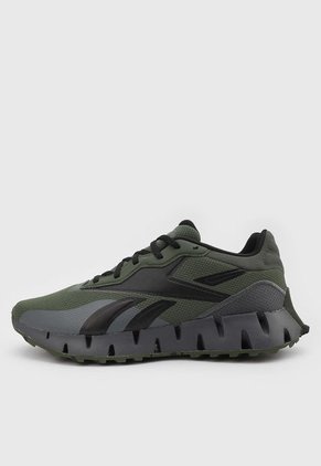 Trail Running Verde Oliva-Negro-Gris Reebok Zig Dynamica 4 Adventure