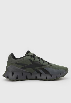 Trail Running Verde Oliva-Negro-Gris Reebok Zig Dynamica 4 Adventure