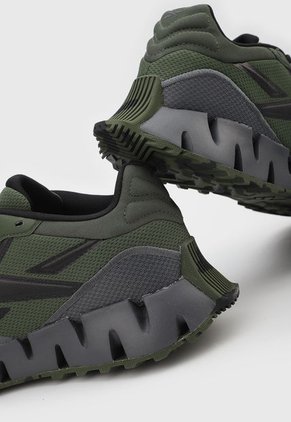 Trail Running Verde Oliva-Negro-Gris Reebok Zig Dynamica 4 Adventure