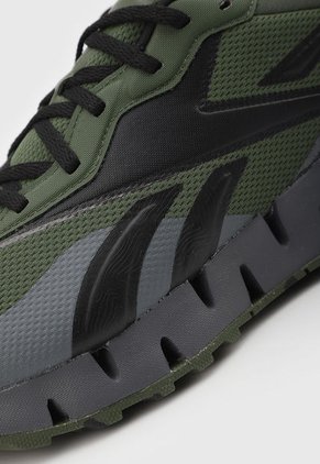 Trail Running Verde Oliva-Negro-Gris Reebok Zig Dynamica 4 Adventure
