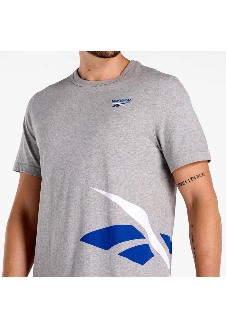 Camisetas reebok hombre plata on sale