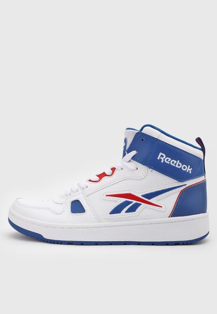 Tenis Lifestyle Blanco-Azul-Rojo Reebok Resonator Mid