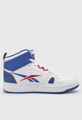 Tenis Lifestyle Blanco-Azul-Rojo Reebok Resonator Mid