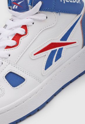 Tenis Lifestyle Blanco-Azul-Rojo Reebok Resonator Mid